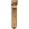 Ekena Millwork Imperial Arts and Crafts Smooth Bracket w/ Offset Brace, Western Red Cedar, 7 1/2"W x 26"D x 38"H BKT0806X26X38IMP03SWR - alternate 4
